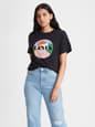 Levi’s® Women's Graphic Varsity T-Shirt - 699730160 10 Model Front